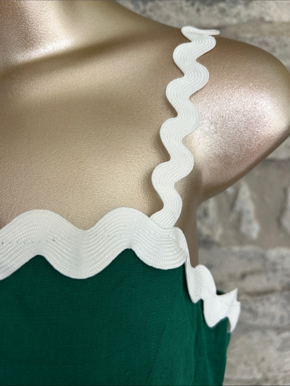 Sundress with White Ric Rac Trim - Picture 4 of 10